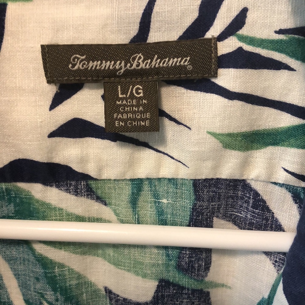 Tommy Bahama L/S Floral Linen Shirt - Picture 2 of 7